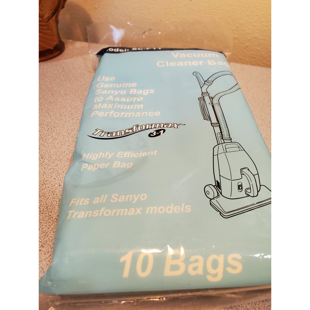 19 Sanyo SC-P11 Transformax 3-in-1 Vacuum Cleaner Bags Genuine Replacement